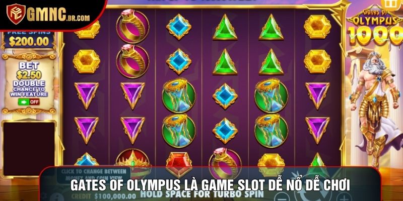 Gates of Olympus là game slot dễ nổ dễ chơi